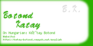 botond katay business card